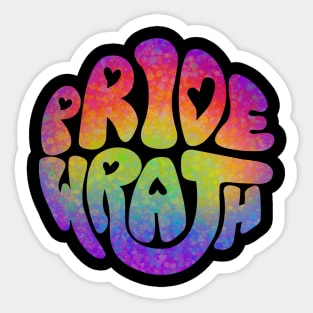 Pride and Wrath (Gay Pride) Sticker